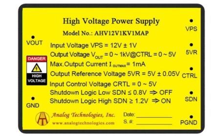 High Voltage Power Supply,